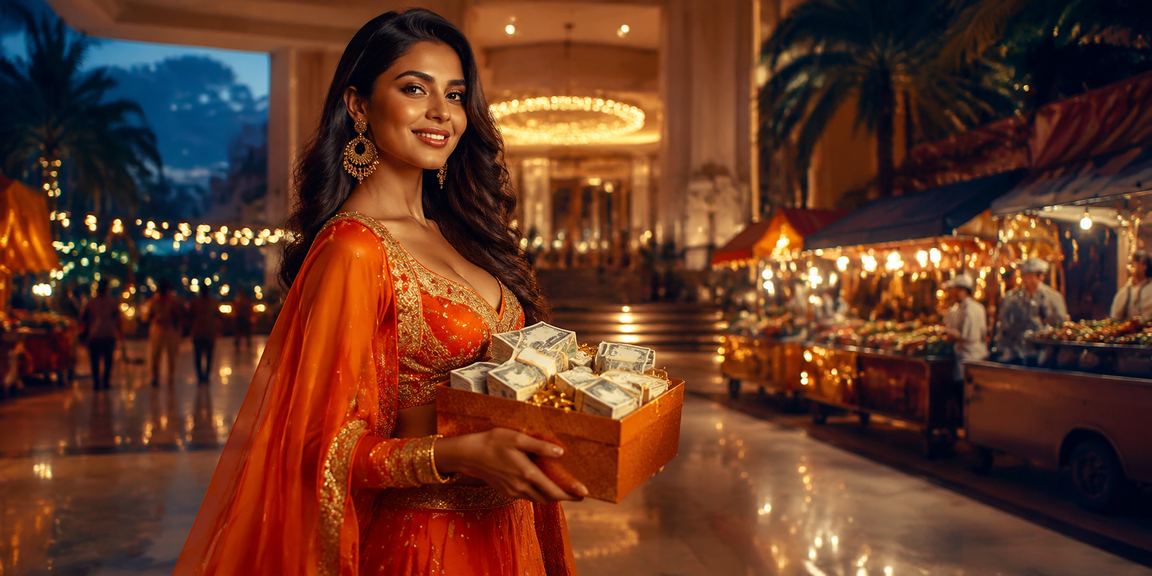 Casino Entertainment with Blue Gold Theme